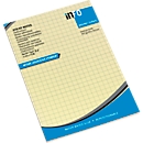 inFO Power Notes notes autocollantes, 100 x 150 mm, 100 feuilles par bloc, 12 blocs, quadrillé, jaune