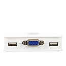 InLine Cable KVM Switch - KVM-/Audio-/USB-Switch - 2 x KVM/Audio/USB - 1 lokaler Benutzer - Desktop