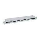 InLine - Patch Panel - CAT 6 - RJ-45 X 24 - Hellgrau, RAL 7035 - 1U