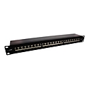 InLine - Patch Panel - Rack montierbar - CAT 6a - RJ-45 X 24 - Schwarz, RAL 9005
