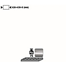 Insert en tôle perforée Norme pour les armoires de sécurité asecos des séries UB90 et UB30, acier inoxydable 1.4016, L 417 x P 436 x H 9 mm, jusqu'à 75 kg