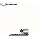 Insert en tôle perforée standard pour les armoires de sécurité asecos de la série UB90, acier inoxydable 1.4016, L 717 x P 364 x H 9 mm, jusqu'à 75 kg