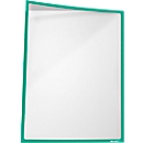 Insteekhoes, magnetisch, PET-folie, A3 horizontaal/verticaal, groen, 5 stuks