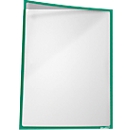 Insteekhoes, magnetisch, PET-folie, A4 horizontaal/verticaal, groen, 5 stuks