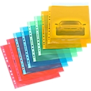 Insteekhoezen - A4 - 80 micron - rood - 25 stuks - ons merk Schäfer Shop Select