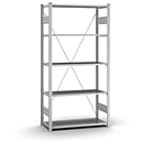 Insteekstelling Orion Plus - basissectie - L 1000 x D 400 x H 2000 mm - 5 legborden - draagvermogen per legbord 125 kg - verzinkt