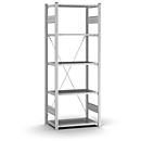 Insteekstelling Orion Plus - basissectie - L 750 x D 400 x H 2000 mm - 5 legborden - draagvermogen per legbord 125 kg- verzinkt