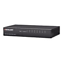 Intellinet 8-Port Fast Ethernet Office Switch, Desktop Size, Metal, IEEE 802.3az (Energy Efficient Ethernet), Box - Switch - 8 Anschlüsse