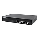 Intellinet 8-Port Gigabit Ethernet PoE+ Switch, 8 x PoE ports, IEEE 802.3at/af Power-over-Ethernet (PoE+/PoE), Endspan, Desktop, Box - Switch - 8 Anschlüsse - an Rack montierbar