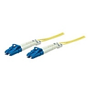 Intellinet Fiber Optic Patch Cable, OS2, LC/LC, 20m, Yellow, Duplex, Single-Mode, 9/125 µm, LSZH, Fibre, Lifetime Warranty, Polybag - Patch-Kabel - 20 m - Gelb