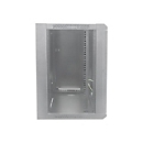 Intellinet Network Cabinet, Wall Mount (Standard), 12U, Usable Depth 410mm/Width 510mm, Grey, Flatpack, Max 60kg, Metal & Glass Door, Back Panel, Removeable Sides, Suitable also for use on desk or floor, 19",Parts for wall install (eg screws/rawl ...