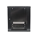 Intellinet Network Cabinet, Wall Mount (Standard), 15U, Usable Depth 260mm/Width 510mm, Black, Flatpack, Max 60kg, Metal & Glass Door, Back Panel, Removeable Sides,Suitable also for use on desk or floor, 19",Parts for wall install (eg screws/rawl ...