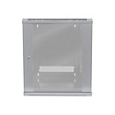 Intellinet Network Cabinet, Wall Mount (Standard), 15U, Usable Depth 510mm/Width 510mm, Grey, Flatpack, Max 60kg, Metal & Glass Door, Back Panel, Removeable Sides, Suitable also for use on desk or floor, 19",Parts for wall install (eg screws/rawl ...