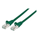 Intellinet Network Patch Cable, Cat6, 7.5m, Green, Copper, S/FTP, LSOH / LSZH, PVC, RJ45, Gold Plated Contacts, Snagless, Booted, Lifetime Warranty, Polybag - Patch-Kabel - 7.5 m - grün