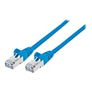 Intellinet Network Patch Cable, Cat7 Cable/Cat6A Plugs, 10m, Blue, Copper, S/FTP, LSOH / LSZH, PVC, RJ45, Gold Plated Contacts, Snagless, Booted, Lifetime Warranty, Polybag - Netzwerkkabel - 10 m - Blau