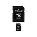 Intenso Class 10 - Flash-Speicherkarte (microSDHC/SD-Adapter inbegriffen) - 16 GB - Class 10 - microSDHC