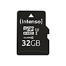 Intenso - Flash-Speicherkarte (SD-Adapter inbegriffen) - 32 GB - UHS-I U1 / Class10 - microSDHC UHS-I