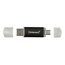 Intenso Twist Line - USB-Flash-Laufwerk - 64 GB - USB 3.2 Gen 1 / USB-C - Anthrazit