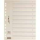 Intercalaires à découper Easy Rip PAGNA, format A4, lignes pré-tracées, 100 p., gris
