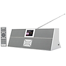 Internetradio Soundmaster® IR3300SI, DAB+/UKW, 10 voorkeuzezenders, 2 x 10 W, Bluetooth/WLAN/USB, bedienbaar via Amazon Alexa, afstandsbediening, zilver