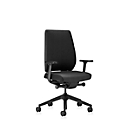 Interstuhl Bürostuhl Joyceis3 JC161, mit Armlehnen, 3D-Synchronmechanik, Flachsitz, schwarz/schwarz