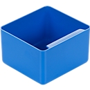 Inzetbak, polystyreen, L 90 x B 96 x H 60 mm, blauw