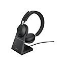 Jabra Evolve2 65 MS Stereo - Headset - mit Ladestation