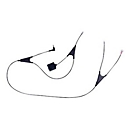 Jabra LINK 14201-37 - elektronischer Hook-Switch Adapter für drahtloses Headset, Digitaltelefon