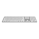 Jenimage - Tastatur - Bluetooth - QWERTZ - Deutsch - Silber
