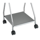 Jeu de 4 roulettes pour support  pour sac poubelle de 70 litres avec socle et couvercle