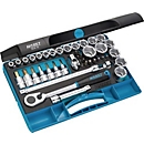 Jeu de clés à douille 954N, 44 pièces, 1/2 pouce, SW 10-32 mm, Z.90, 6 pans, HAZET
