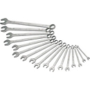 Jeu de clés mixtes Hazet 600N, 12 pièces, SW 10-22 mm, acier CV, double hexagone avec profil de traction
