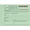 Justificatifs de recettes EB615 sigel®, format A6 paysage, 50 feuilles, vert