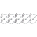 Kabelführungsbügel, verzinkt, aus Rundstahl, B 112 x T 82 mm, 10 Stück
