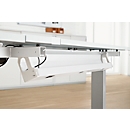 Kabelgoot - voor bureau B 1200 mm PLANOVA ERGOSTYLE - B 718 mm - wit - van ons merk Schäfer Shop Genius