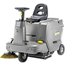 Kärcher® sweeper KM 85/50 R Bp Pack, with seat, batteries incl. charger, flat-pleated filter, 2 containers,