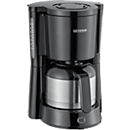 Kaffeemaschine Severin KA 4835, 1000 W, für bis zu 8 Tassen, Abschaltautomatik, Tropfverschluss, Wasserstandsanzeige, mit Edelstahlkanne, schwarz