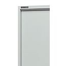 Kast, schuifdeuren, B 1200 x D 400 x H 1950 mm, lichtgrijs
