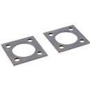 KERN paar bodemplaten BIC-A07, B 100 x D 287 x H 3 mm, voor bevestiging van het weegplateau aan de vloer, 0,8 kg