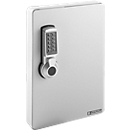 Key cabinet with electronic lock, 91 hooks, luminous gray