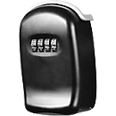 Key safe KS0001C, wall-mounted, 4-digit combination lock, magnetic key holder, W 65x D 35 x H 100 mm, cast iron, black