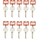 Keychain, 10 pieces, red