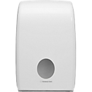 Kimberly-Clark® Aquarius dispensador de toallas 6945, ventana de visualización, extracción de una hoja, ancho 265 x fondo 136 x alto 399 mm, blanco
