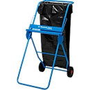 Kimberly-Clark® Professional mobiel systeem met poetsdoekdispenser en afvalzakhouder, blauw