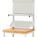 Kit complet de montage Rau, L 750 x P 350 x H 900 mm, profilé aluminium 40 x 40 mm, tôle d'acier, jusqu'à 30 kg par élément, gris clair