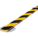 Kit de protection murale, type F, unité de 1 m, jaune/noir