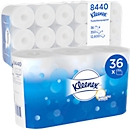 Kleenex® Toilet Paper 8440, 3-ply, compatible with Aquarius™ Twin Roll toilet paper dispensers, 36 rolls a 350 sheets, white