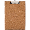 Klembord Maulcork, , kurk naturel, A4-formaat, klemcapaciteit 8 mm, met ophangoog