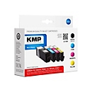 KMP MULTIPACK C110V - 4er-Pack - Größe XXL - Schwarz, Gelb, Cyan, Magenta - Tintenpatrone (Alternative zu: Canon CLI-581CXXL, Canon CLI-581MXXL, Canon CLI-581YXXL, Canon PGI-580PGBKXXL)