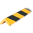 Knuffi® corner protection profiles type H, 1 m piece, yellow/black